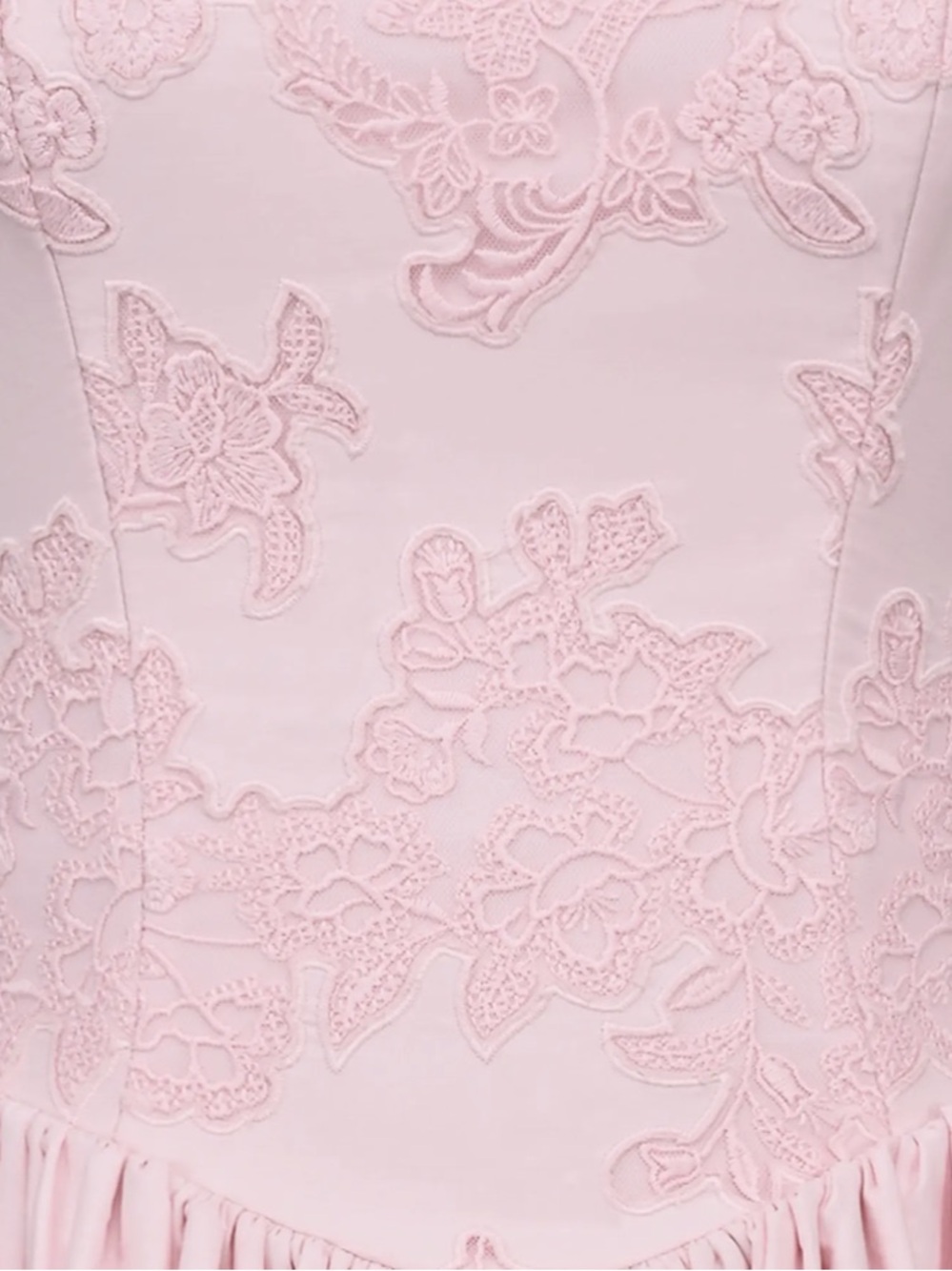 House of CB “Chloe” Pink Lace Strap Midi Dress - Picture 4 of 6